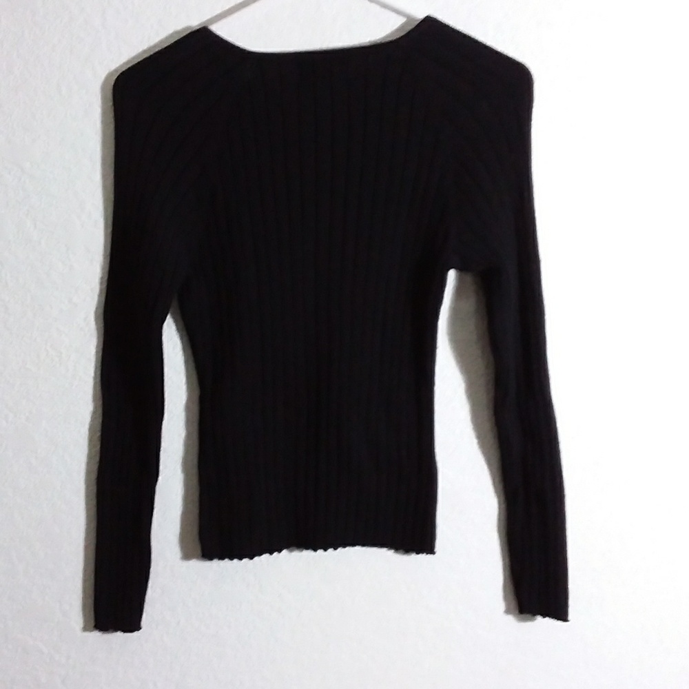 Style & Co 100% cotton longsleeve shirt Sweater - Picture 3 of 3